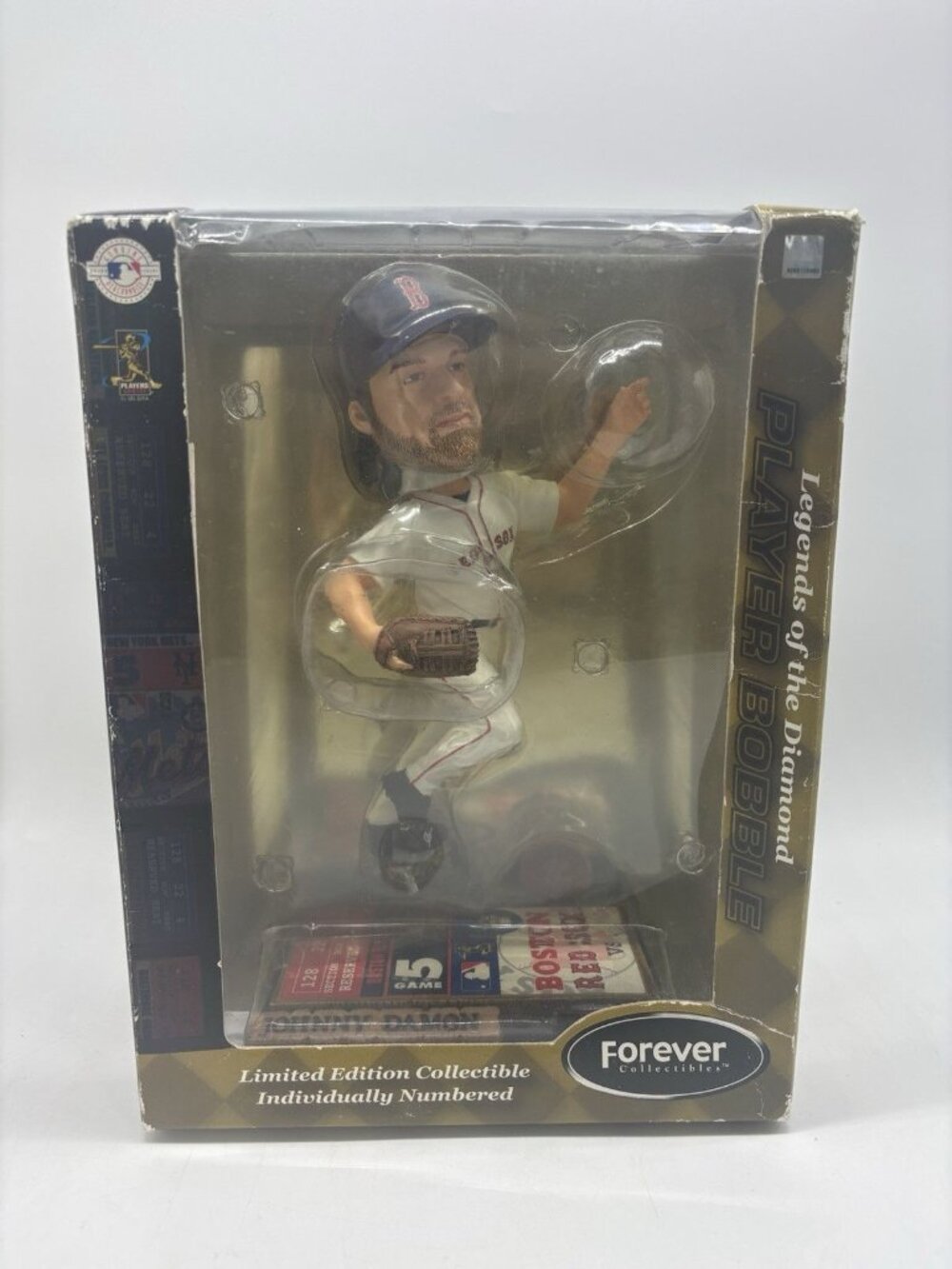 2004 Johnny Damon Red Sox Bobblehead Legends of the Diamond Collectible NIB